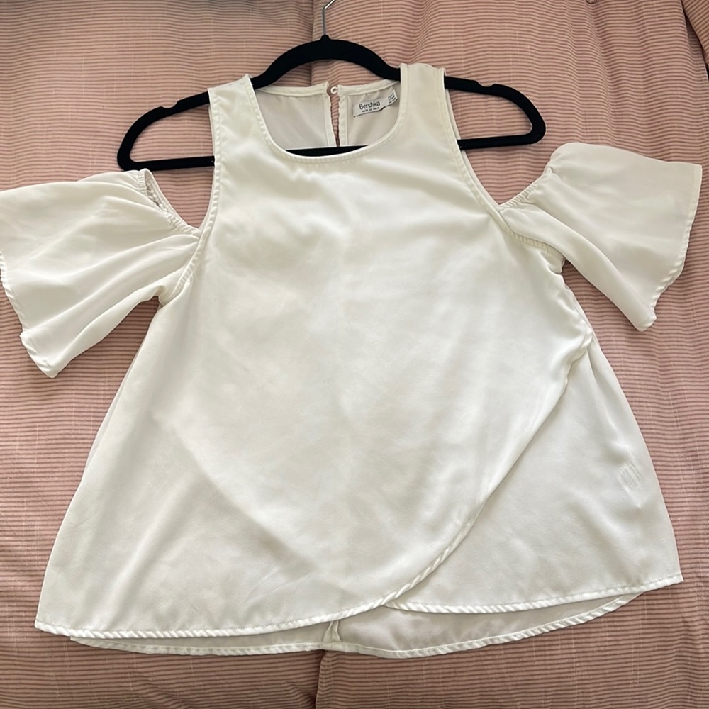 White Bershka Blouse